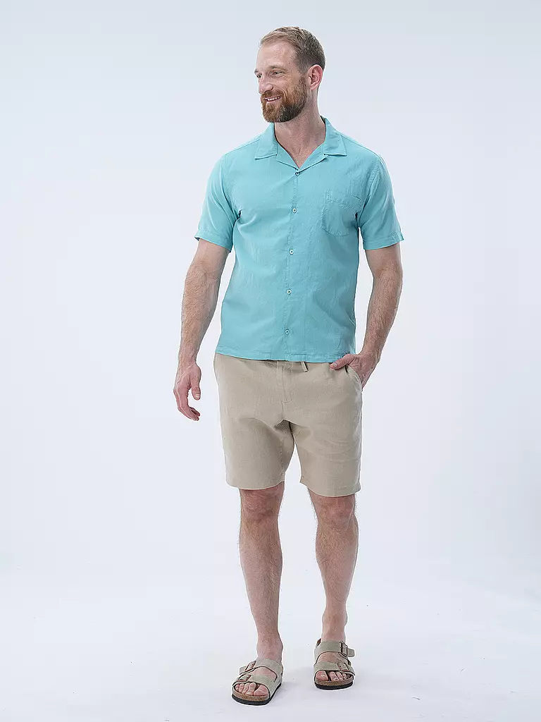 COLORFUL STANDARD | Hemd Regular Fit  | Turquesa