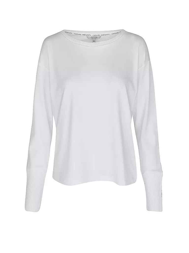 COMMA IDENTITY | Camiseta de manga larga | Blanco
