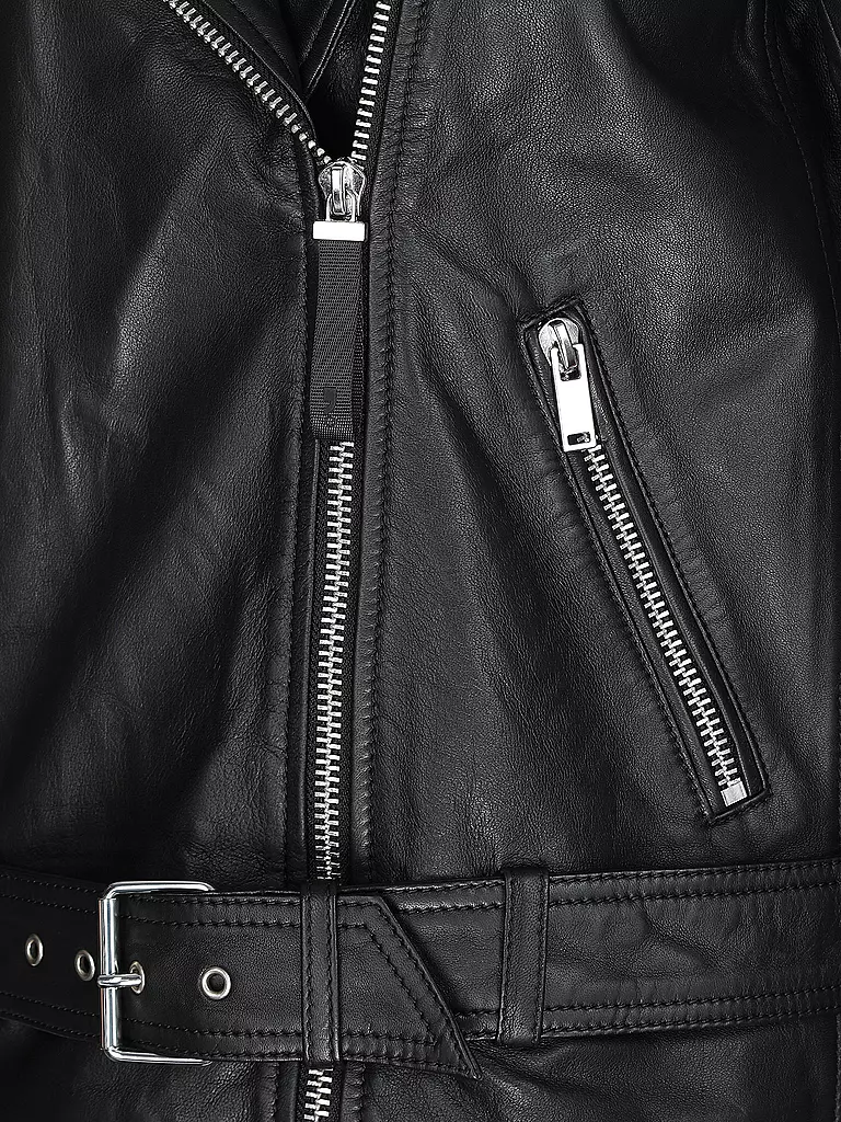 COMMA IDENTITY | Lederjacke | Negro