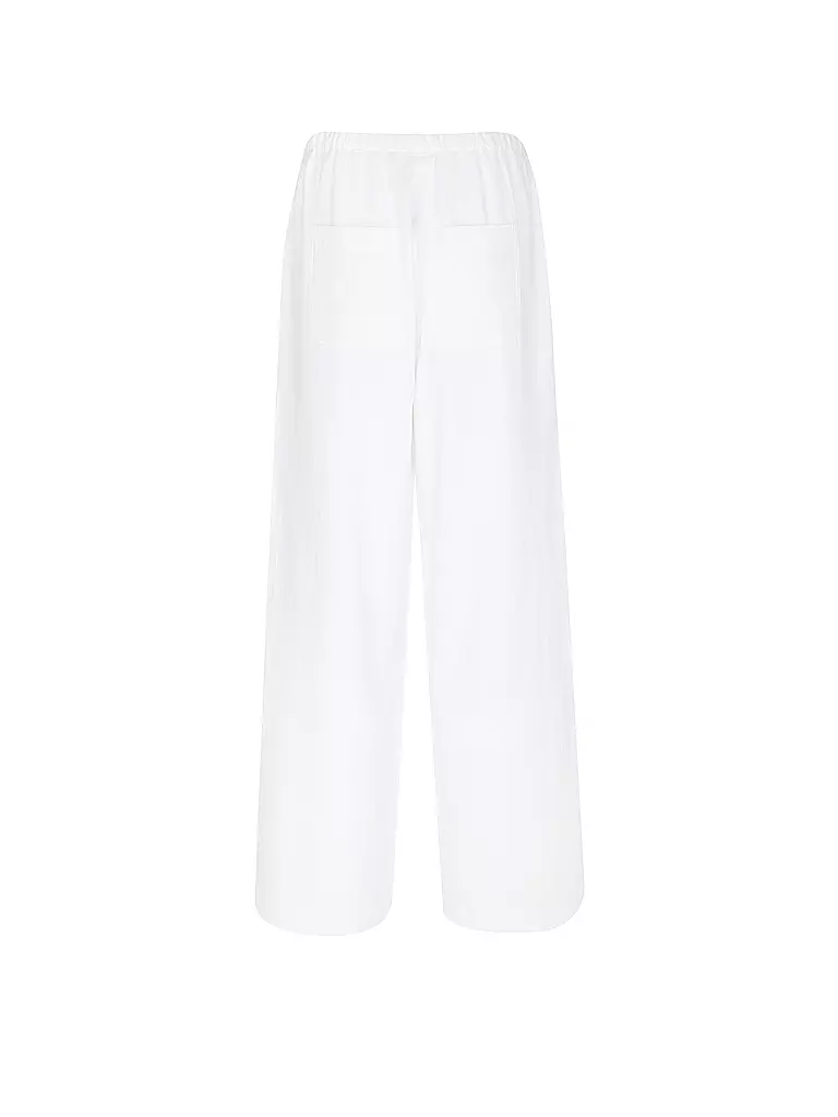 COMMA IDENTITY | Leinenhose | Blanco