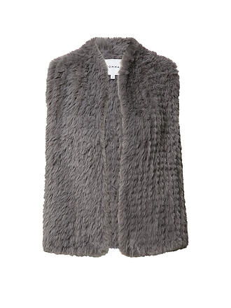 COMMA | Chaleco con aspecto de piel