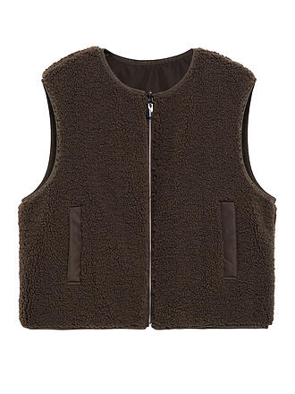 COMMA | Gilet de imitación de piel