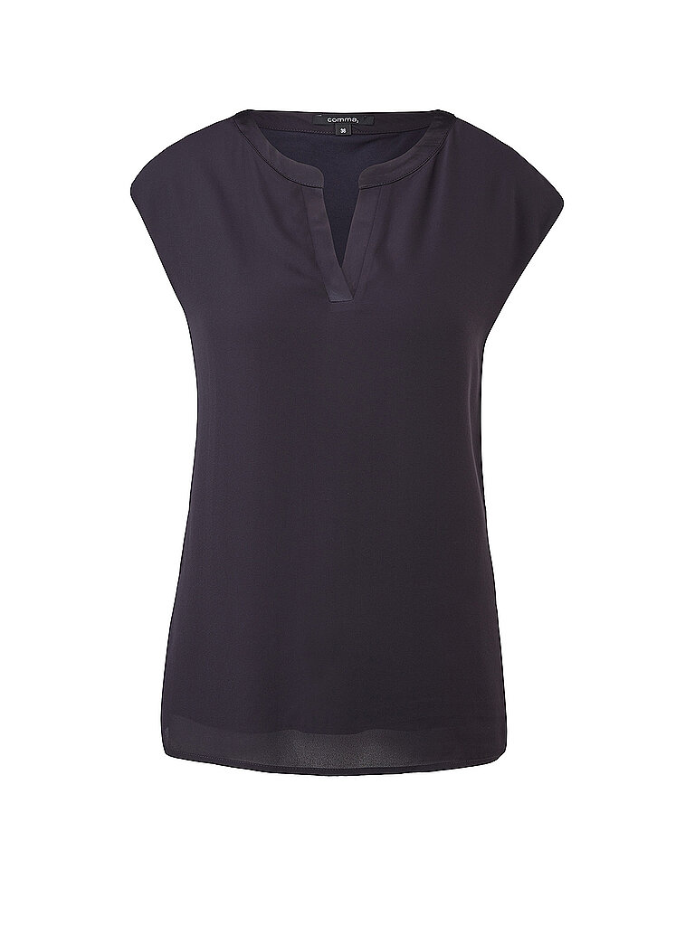Comma Camisa azul oscuro 46