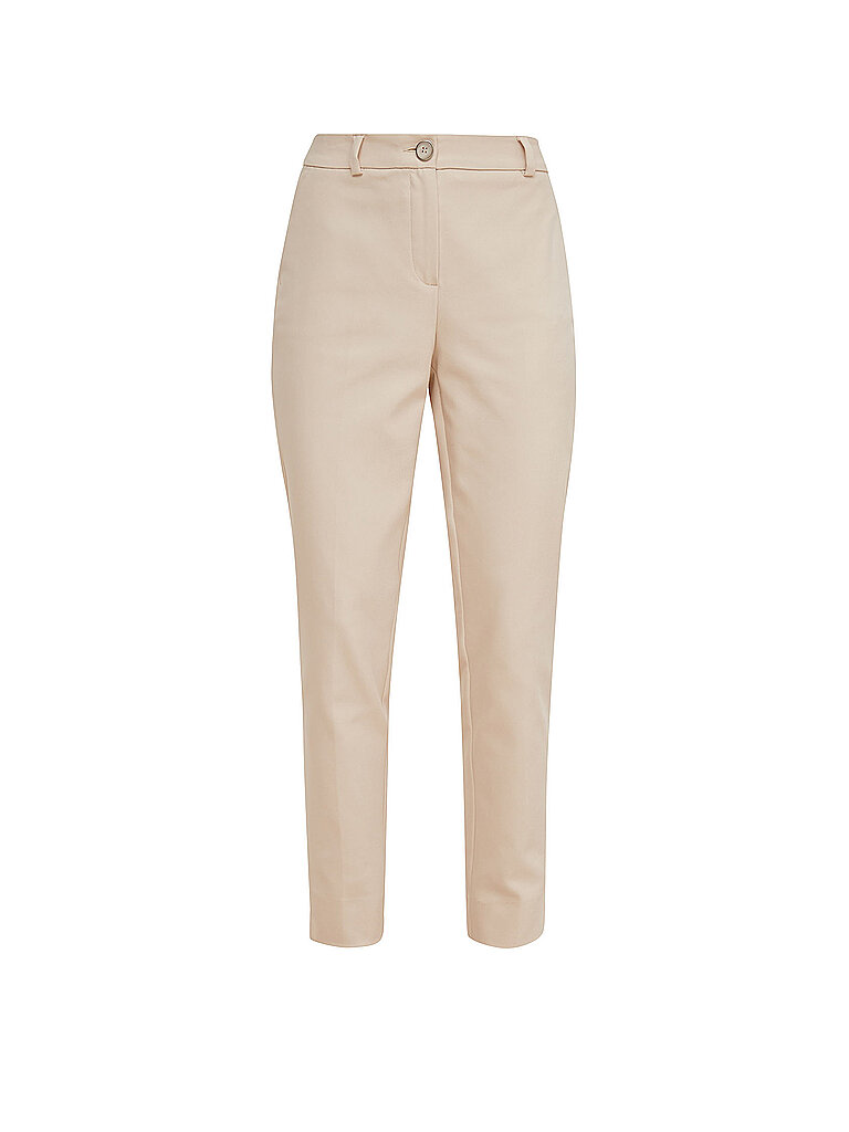 COMMA Pantalón Slim Fit 7/8 beige