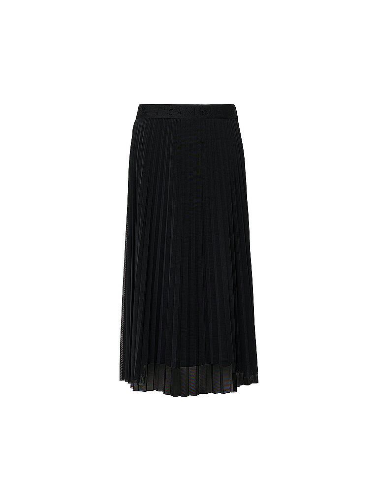 COMMA Midi falda negro