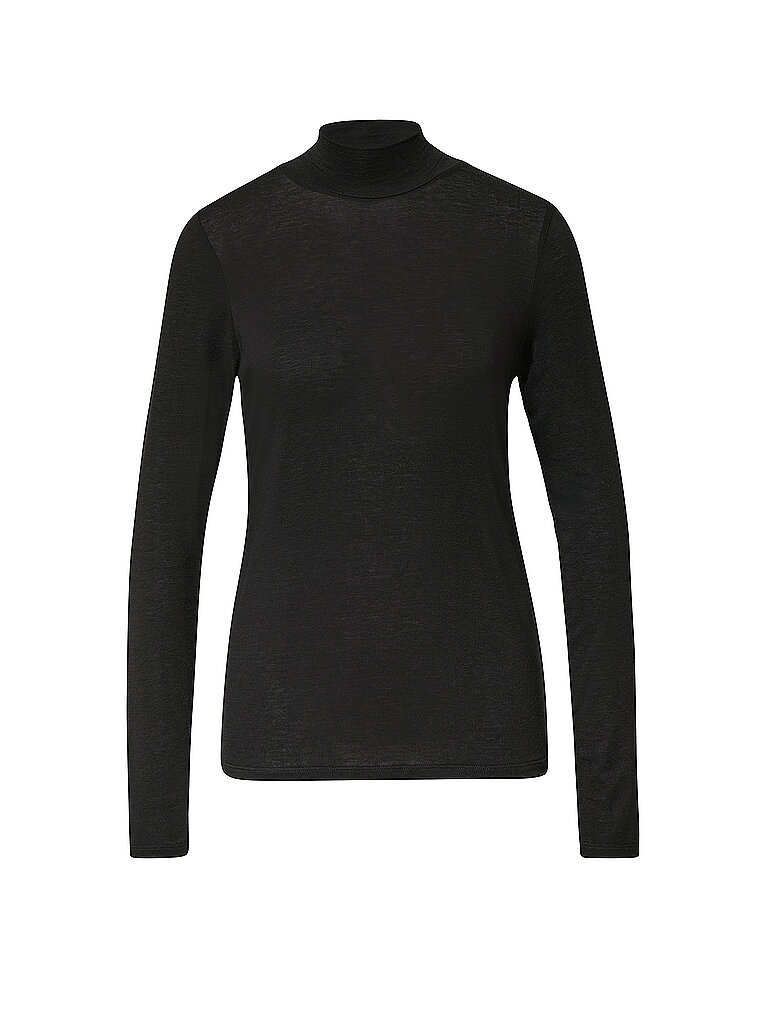 Camiseta de cuello alto negro 40