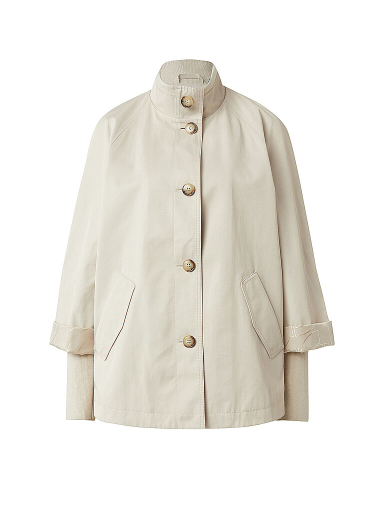 Chaqueta acolchada ligera beige L