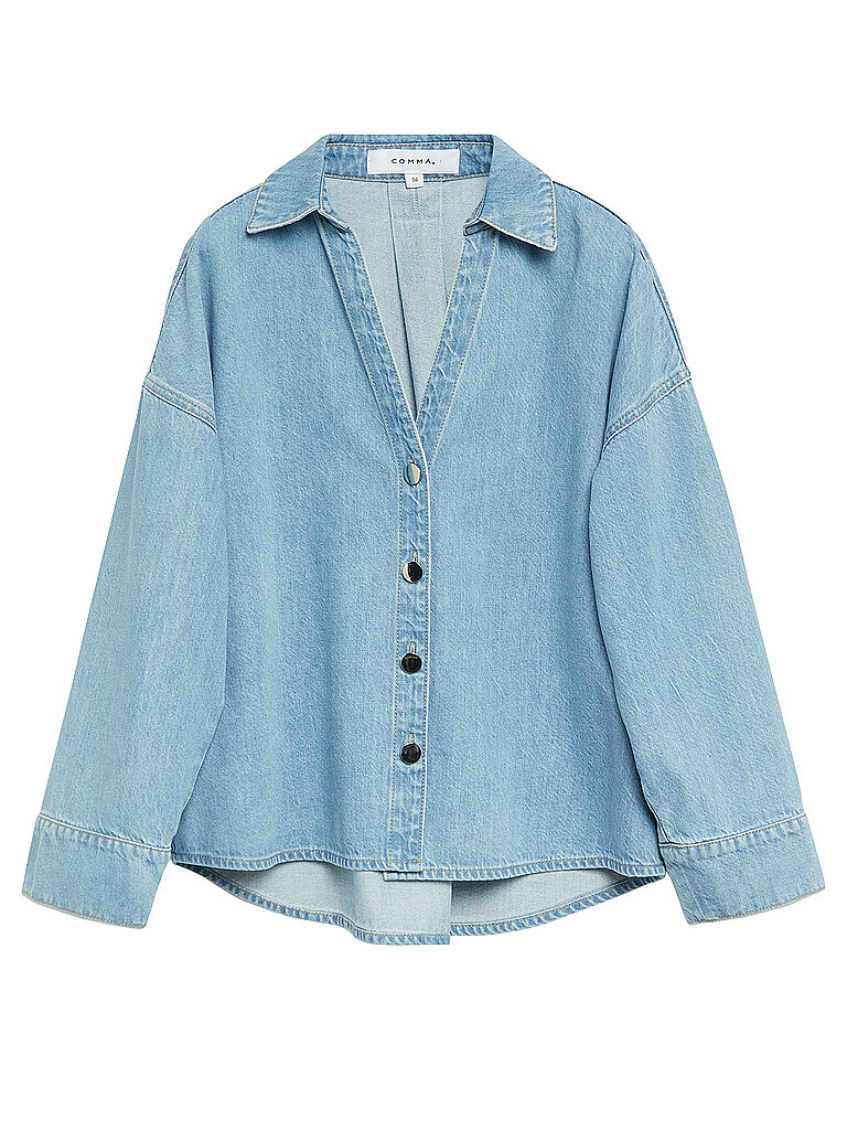 Comma Blusa vaquera azul 38