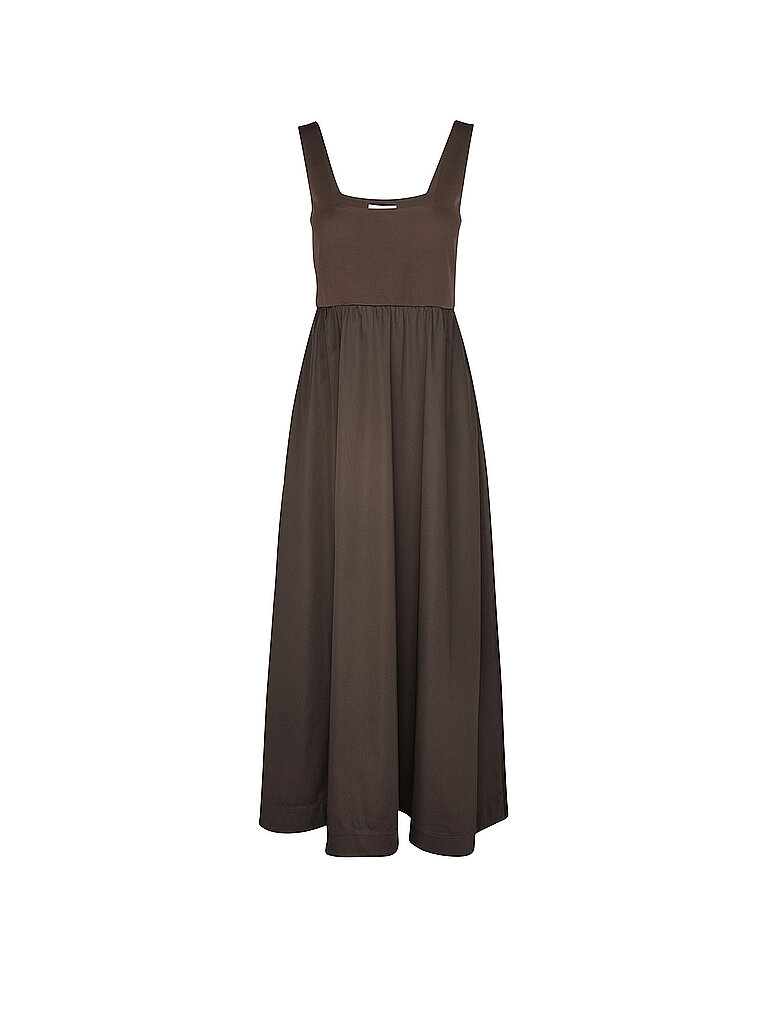 Comma Midikleid marrón 38