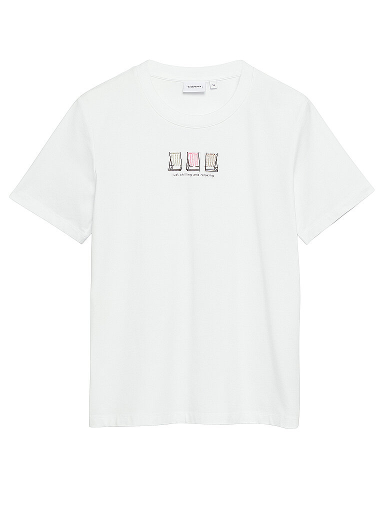 Comma Camiseta blanco 42