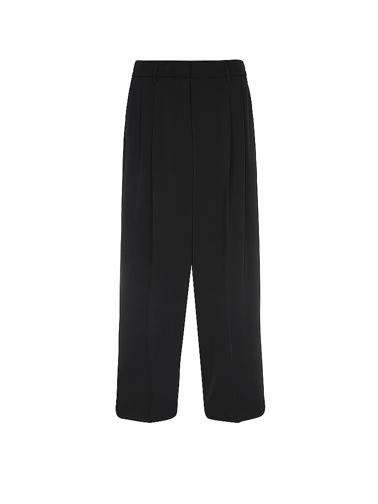 comma Pantalón Barrel Leg negro