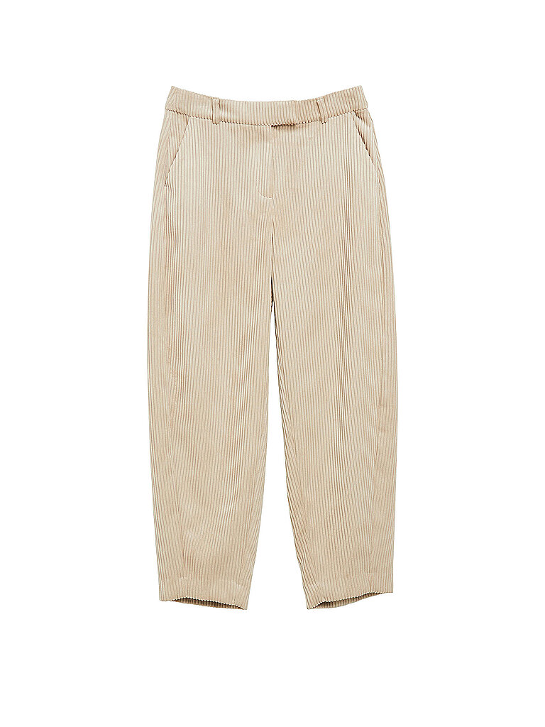 comma Pantalón de pana Barrel Leg beige