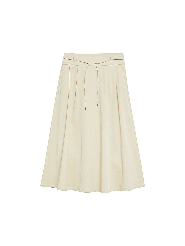comma Falda midi beige