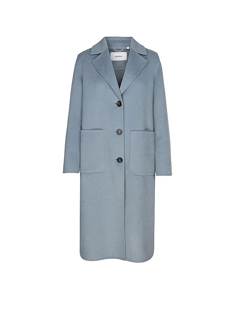 COMMA | Abrigo de lana | Negro