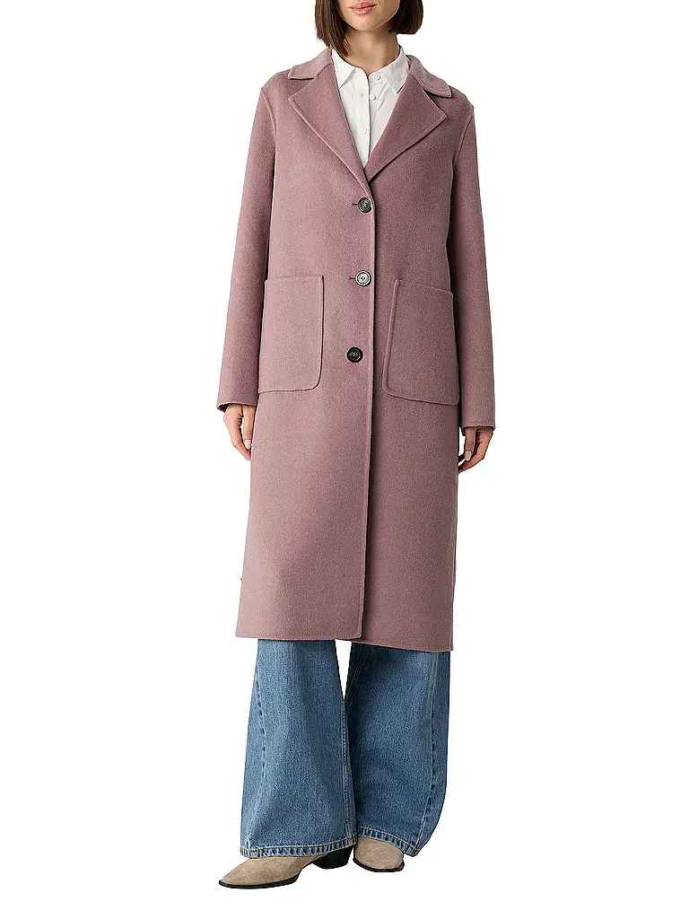 COMMA | Abrigo de lana | Lila