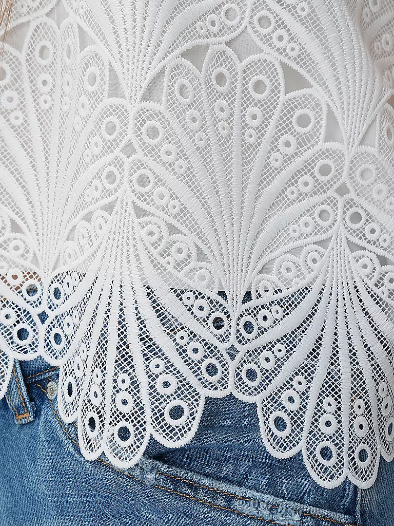 COMMA | Bluse | Blanco