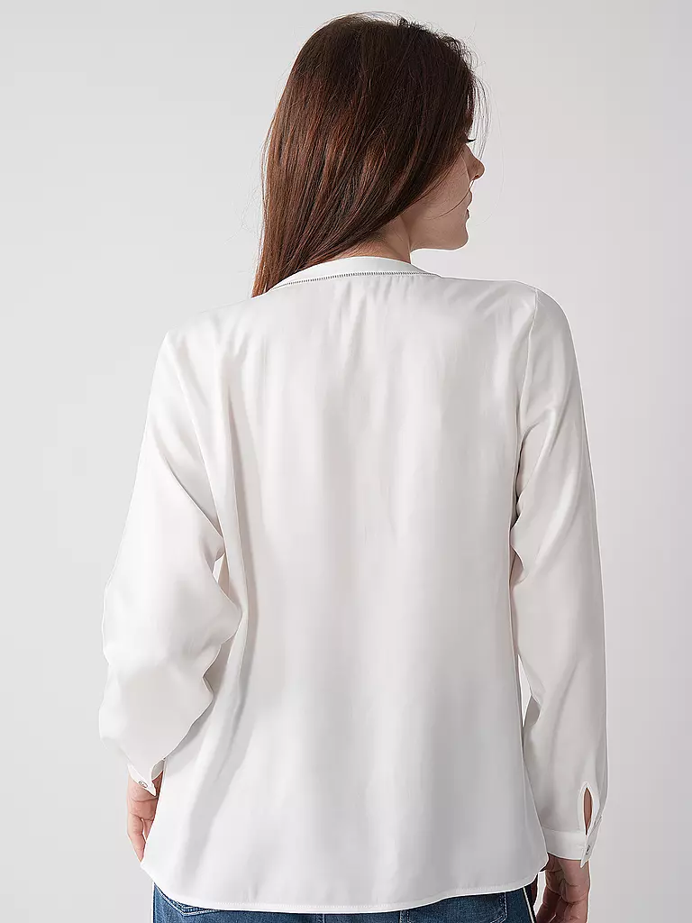 COMMA | Bluse | Blanco
