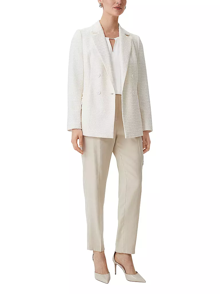 COMMA | Blusenshirt  | Blanco