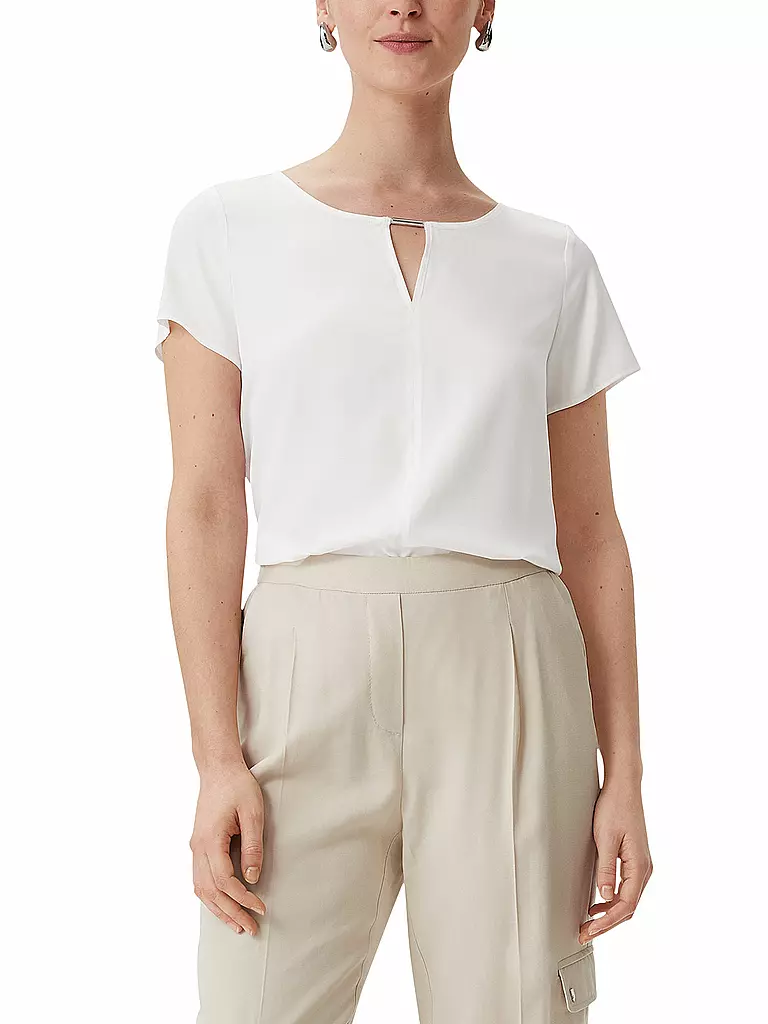 COMMA | Blusenshirt  | Blanco