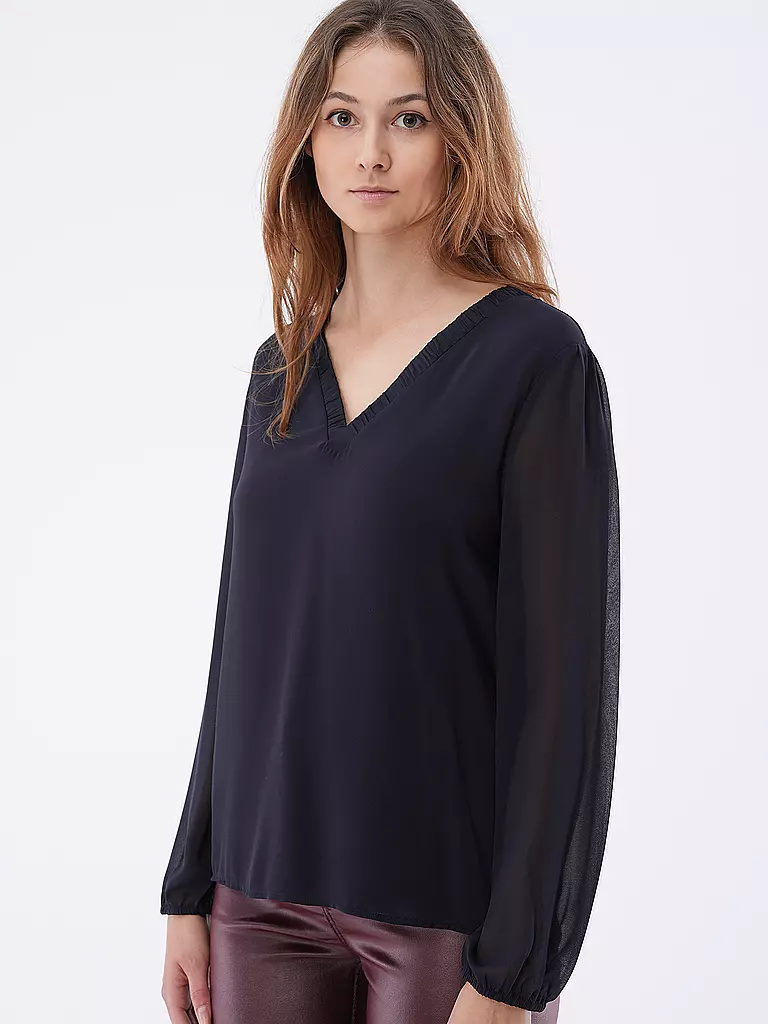 COMMA | Blusenshirt | Azul
