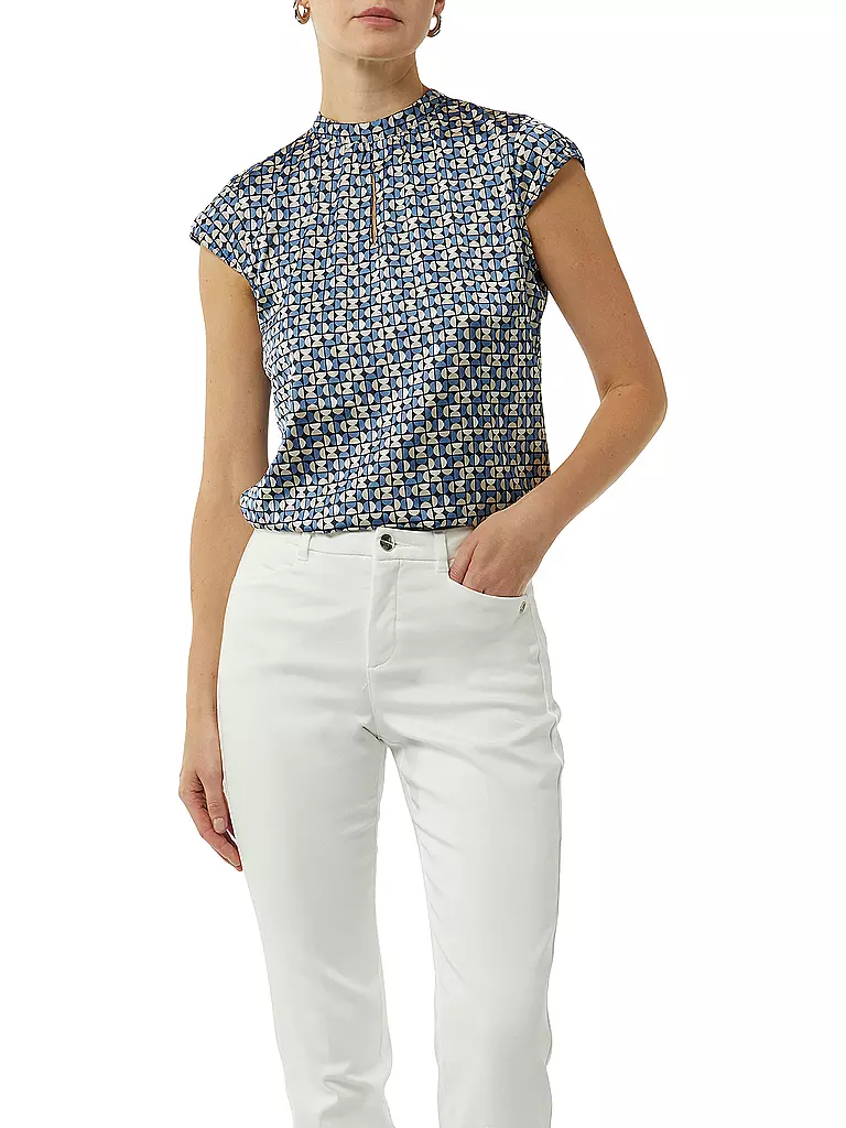 COMMA | Blusenshirt | Azul