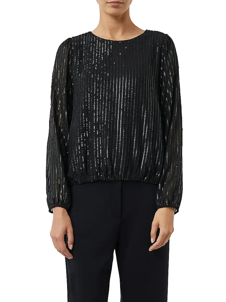 COMMA | Blusenshirt | Negro