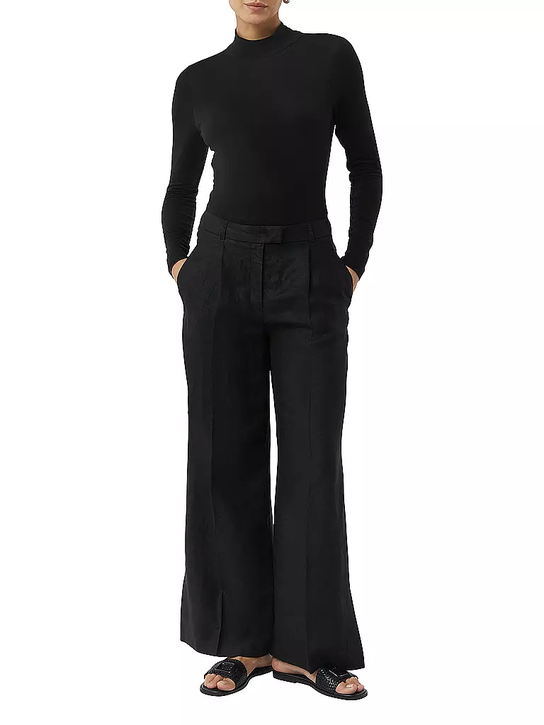 COMMA | Camiseta de cuello alto | Negro