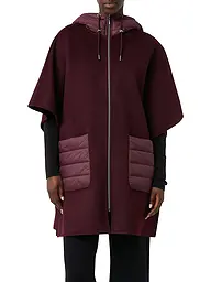 COMMA | Capa - Poncho | Rojo oscuro