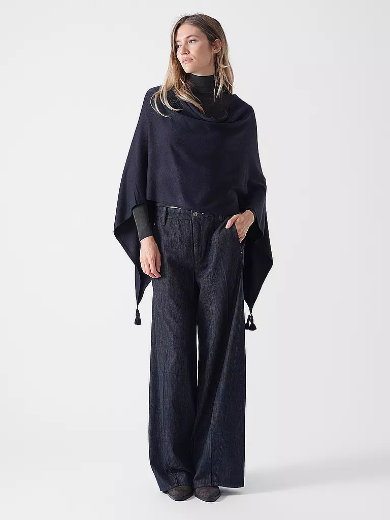 COMMA | Capa - Poncho | Azul oscuro