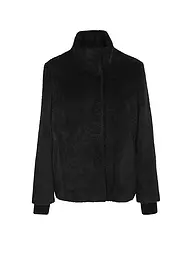 COMMA | Chaqueta con aspecto de piel | Negro