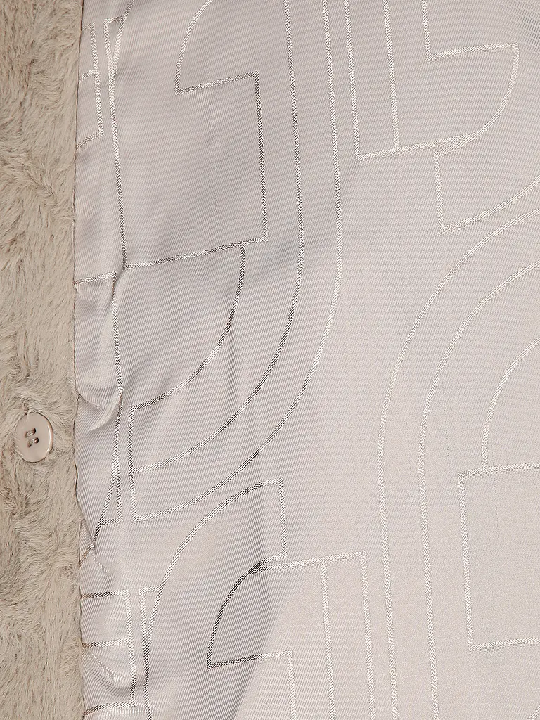 COMMA | Chaqueta de aspecto de piel | Beige