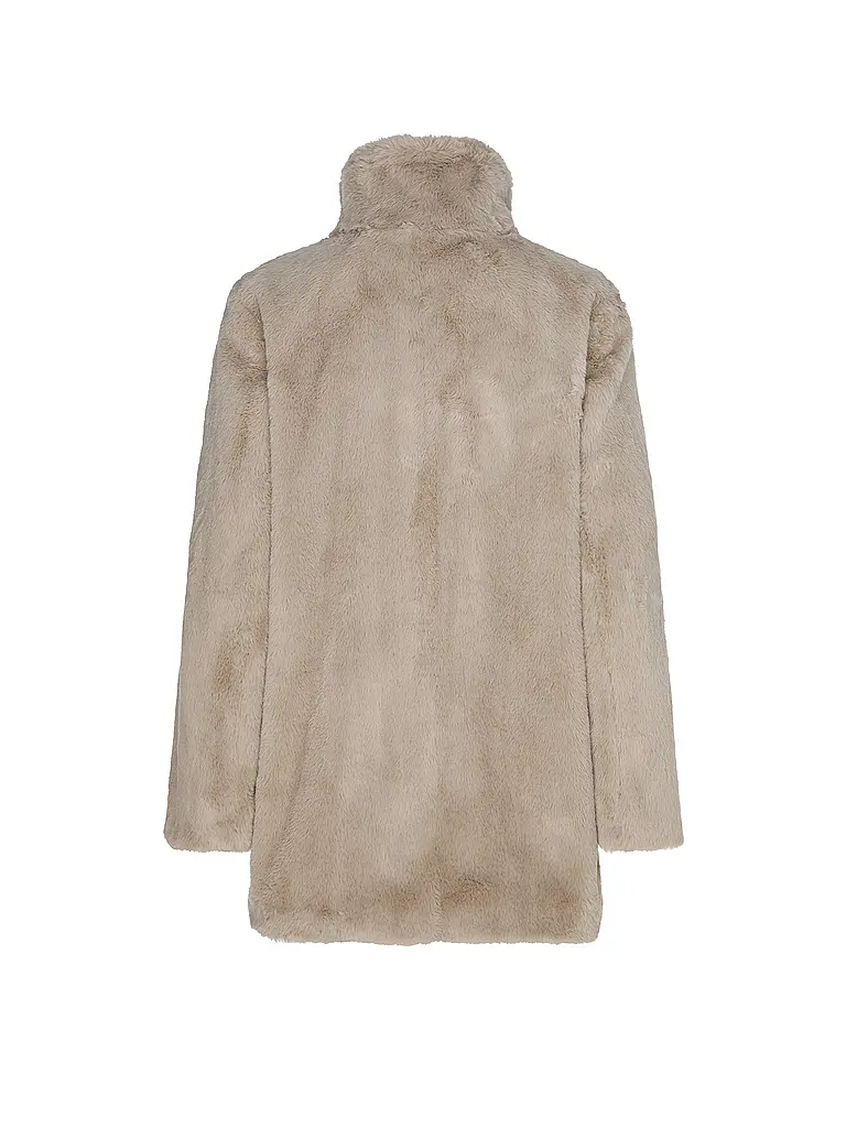 COMMA | Chaqueta de aspecto de piel | Beige