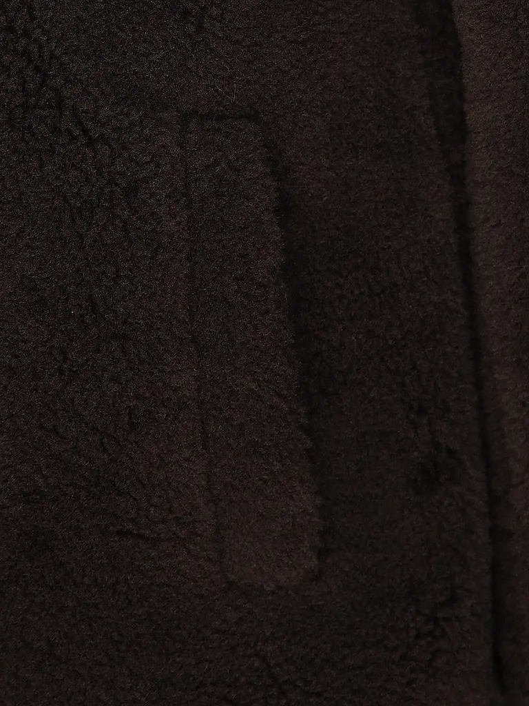 COMMA | Chaqueta de aspecto de piel | Marrón