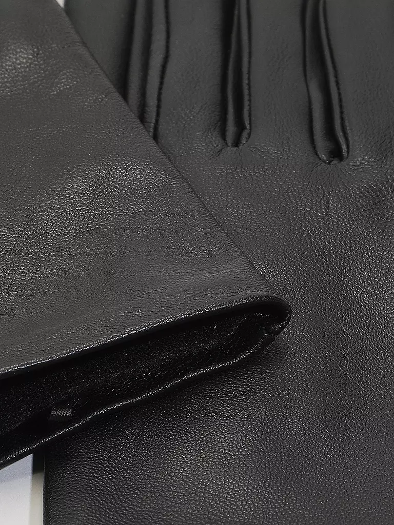 COMMA | Guantes de cuero | Negro