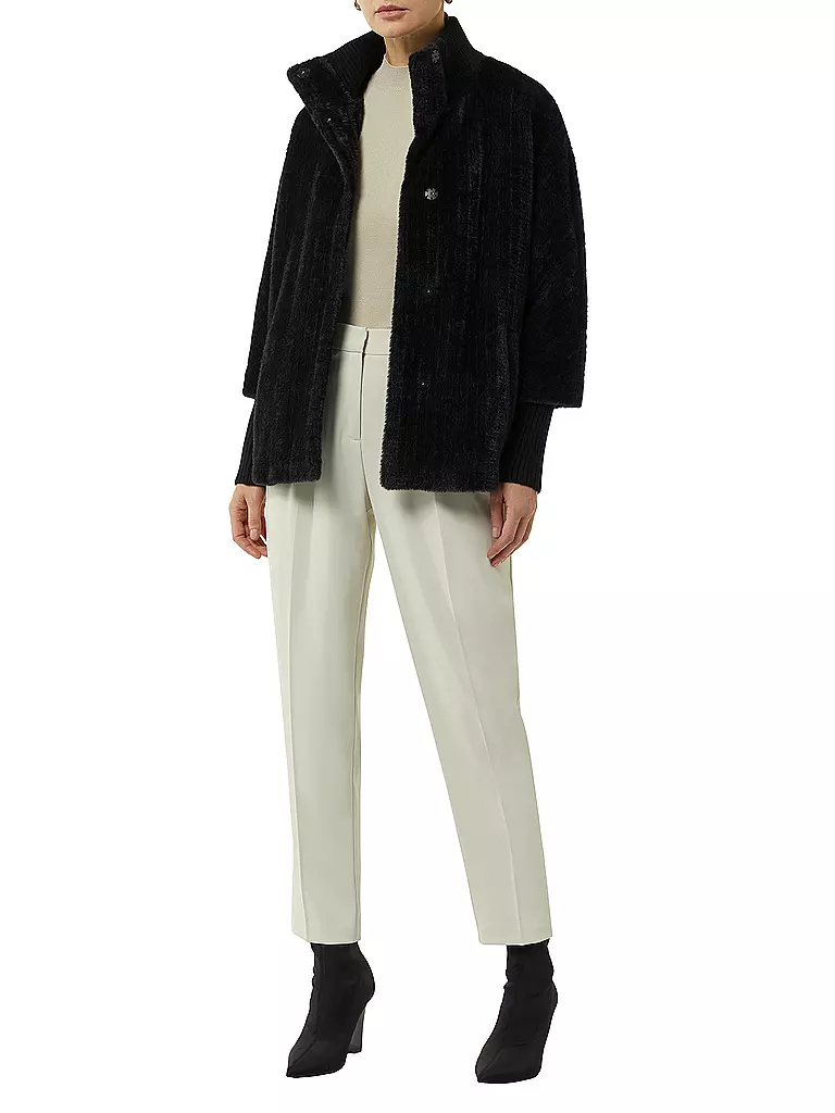 COMMA | Jacke in Felloptik | Negro