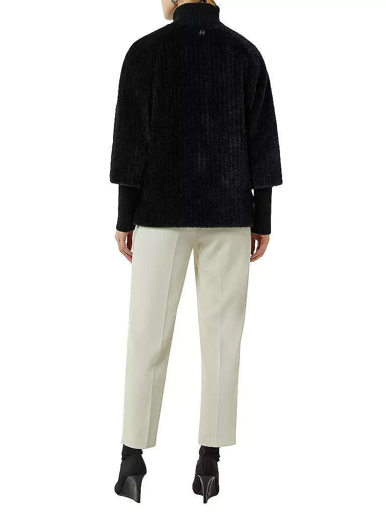 COMMA | Jacke in Felloptik | Negro