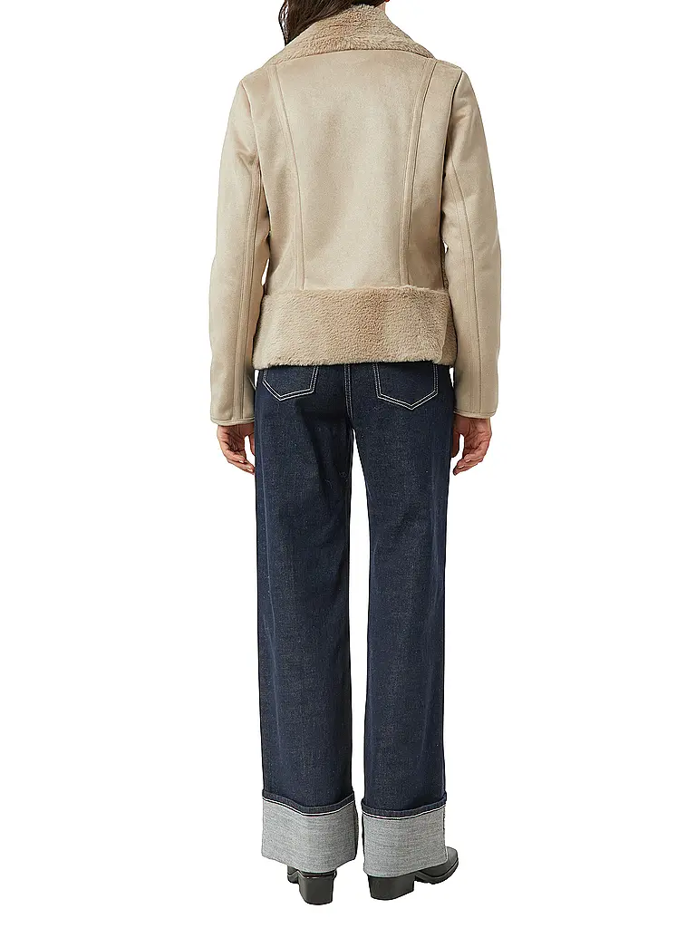 COMMA | Jacke in Felloptik | 