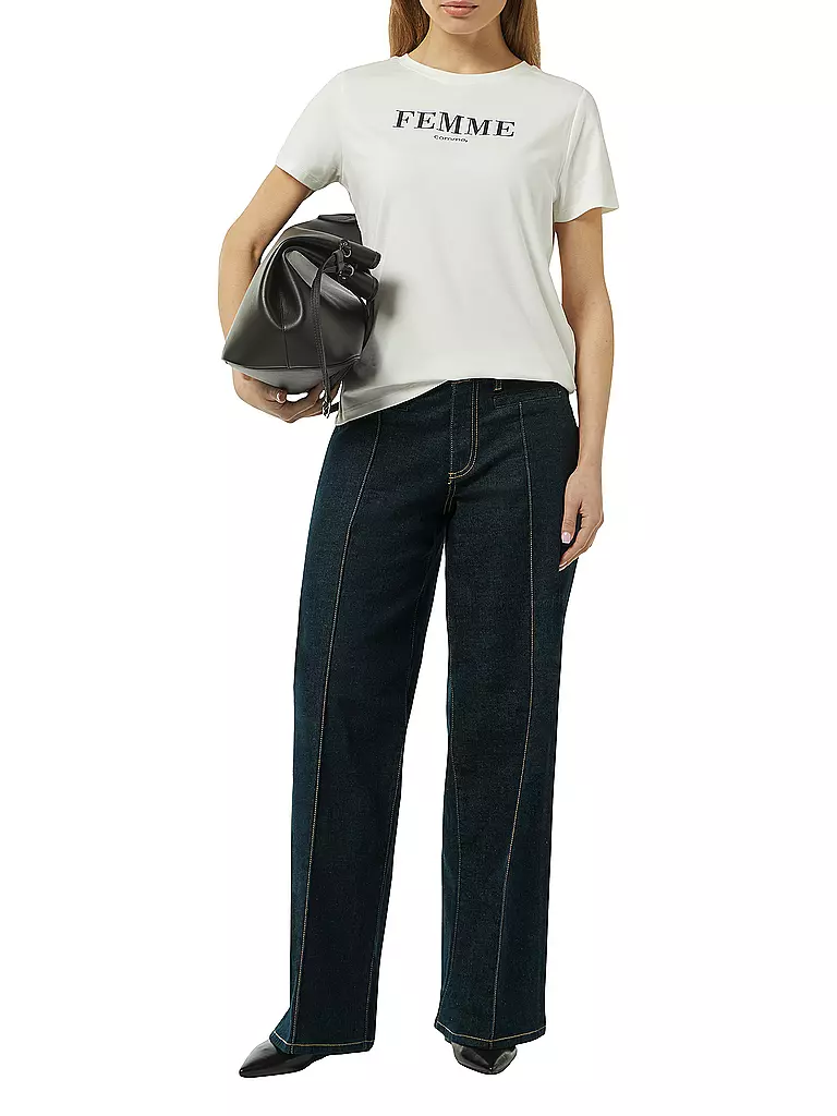 COMMA | Jeans de corte ancho | Azul oscuro