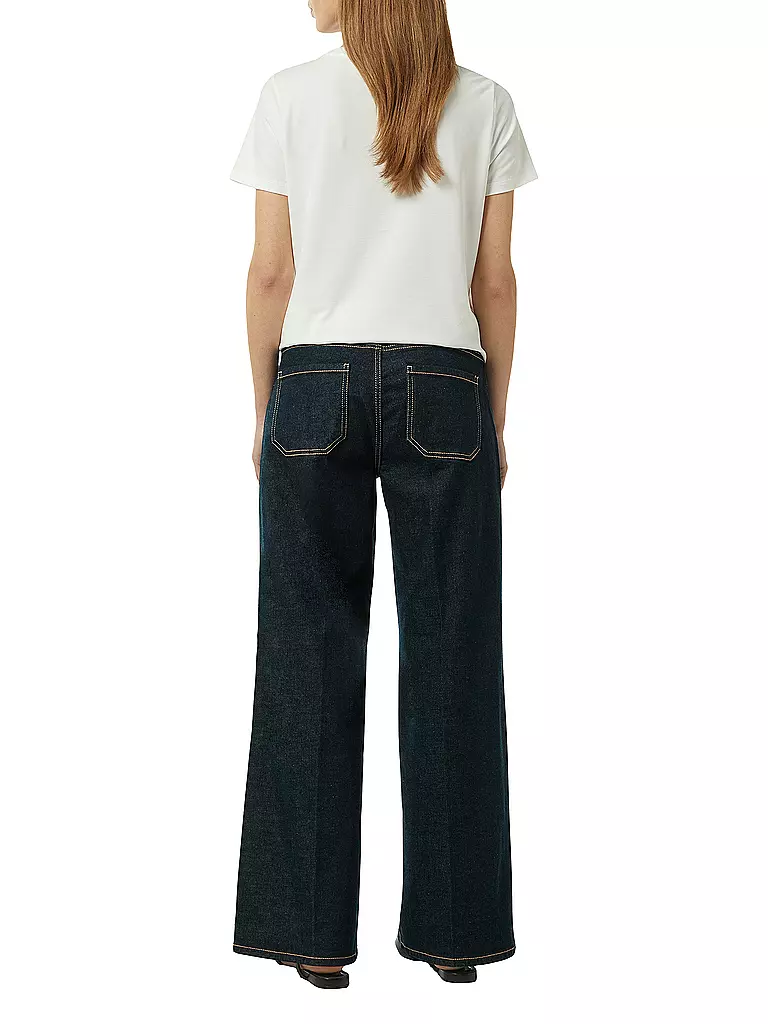 COMMA | Jeans de corte ancho | Azul oscuro