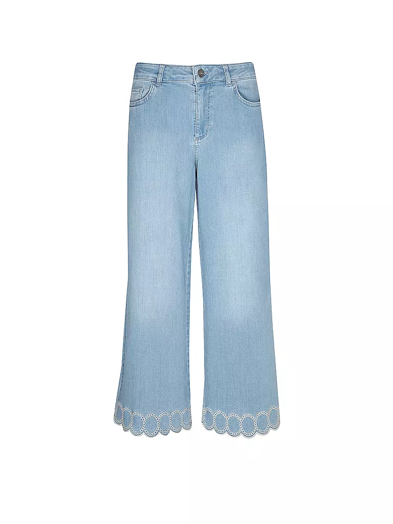 COMMA | Jeans Wide Leg 7/8 | Azul