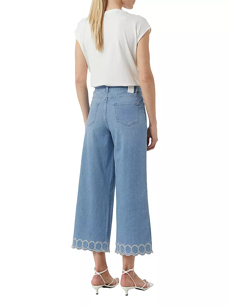 COMMA | Jeans Wide Leg 7/8 | Azul