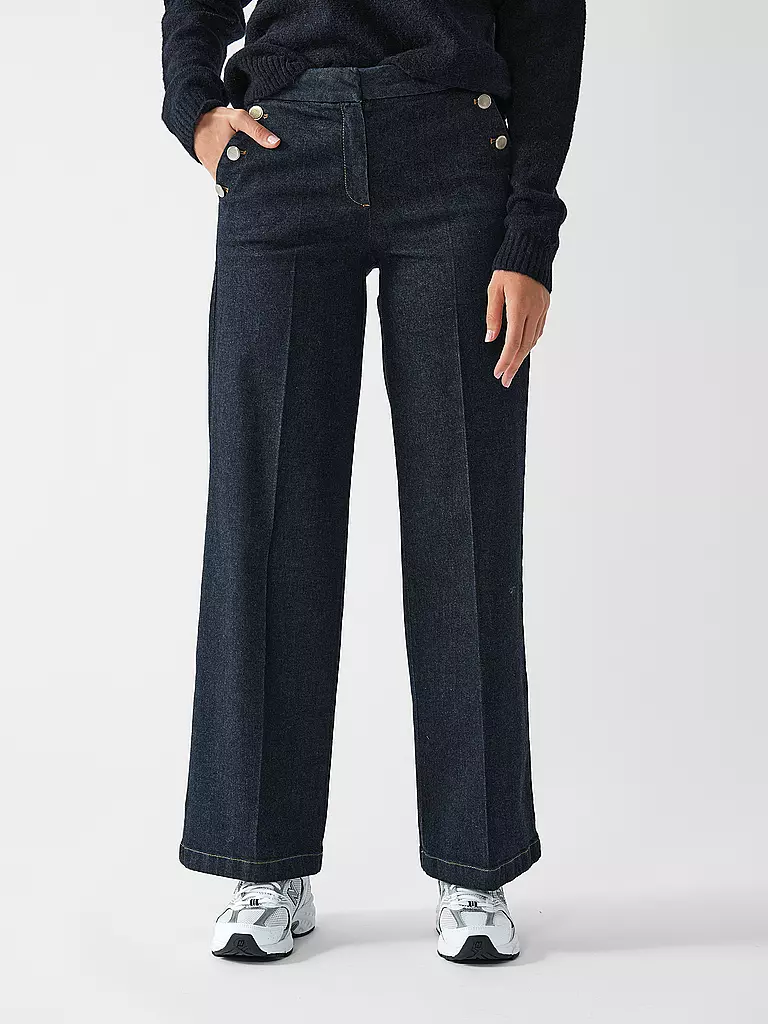 COMMA | Jeans Wide Leg | Azul oscuro