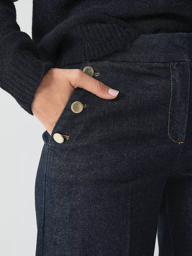 COMMA | Jeans Wide Leg | Azul oscuro