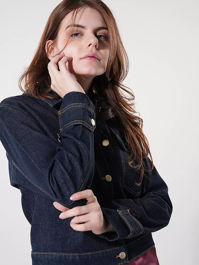 COMMA | Jeansjacke | Azul oscuro