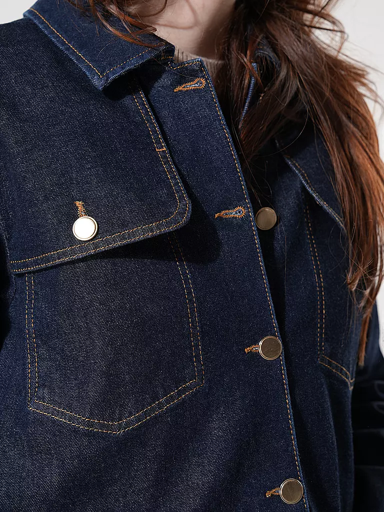 COMMA | Jeansjacke | Azul oscuro