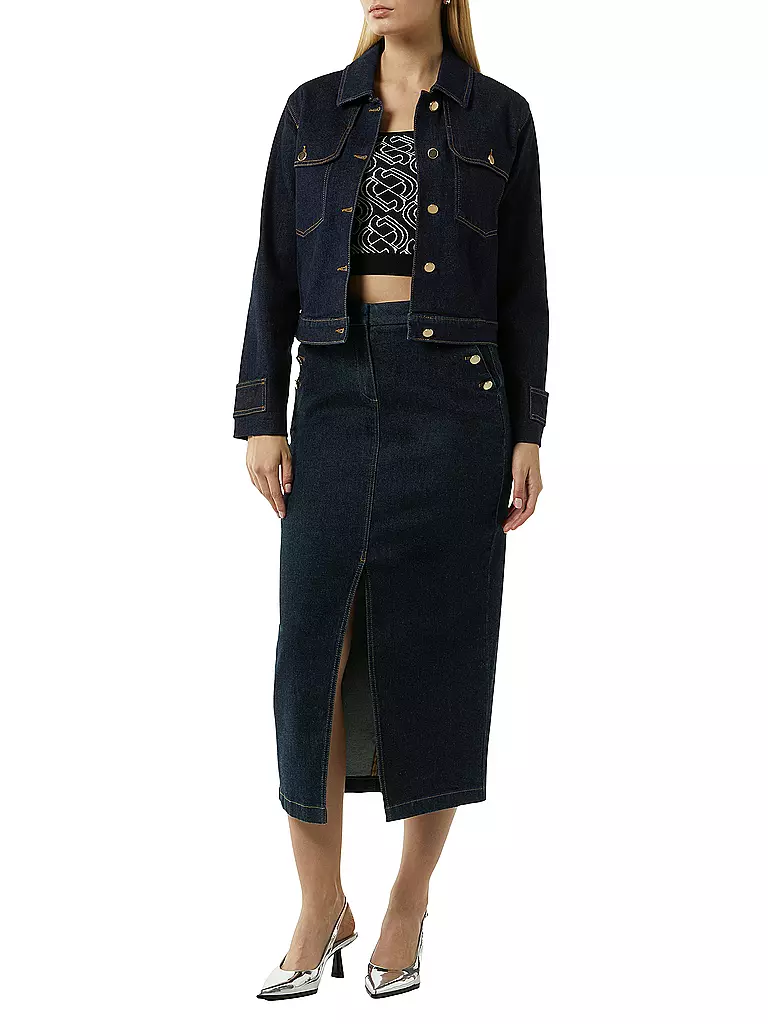 COMMA | Jeansrock | Azul oscuro