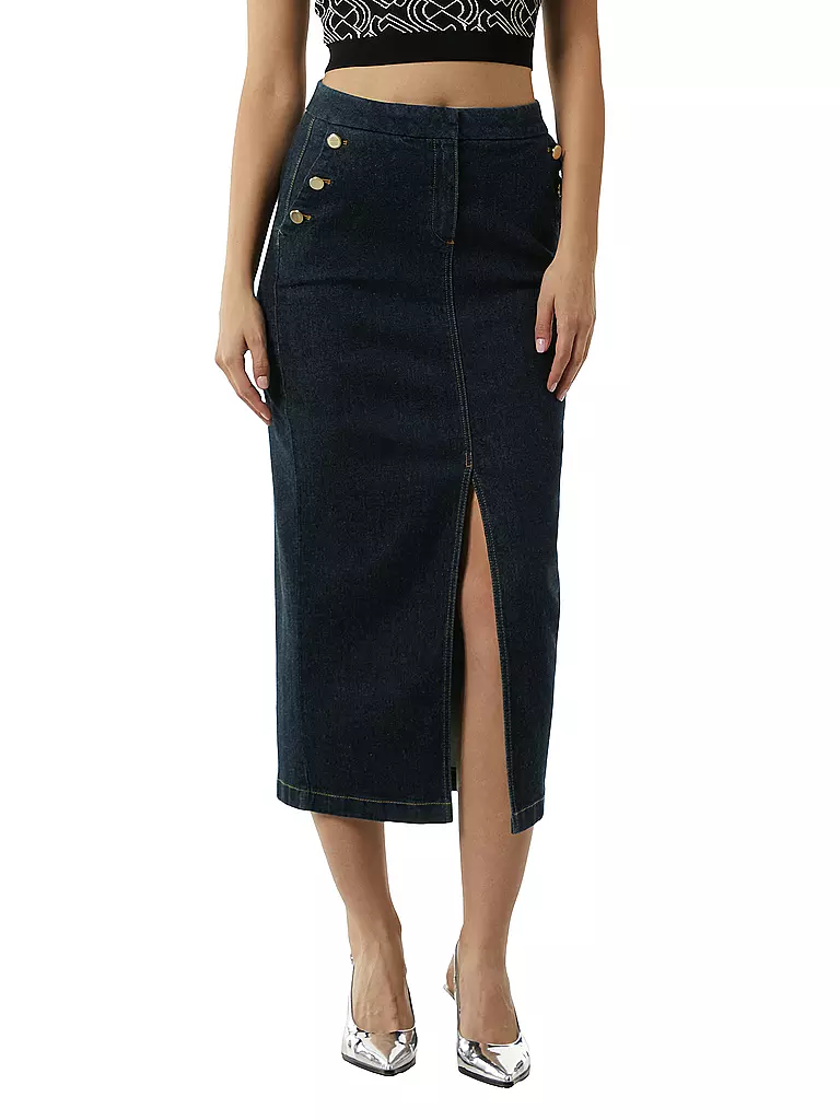 COMMA | Jeansrock | Azul oscuro