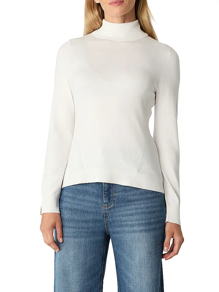 COMMA | Jersey de cuello alto | Blanco