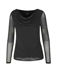 COMMA | Langarmshirt  | Negro