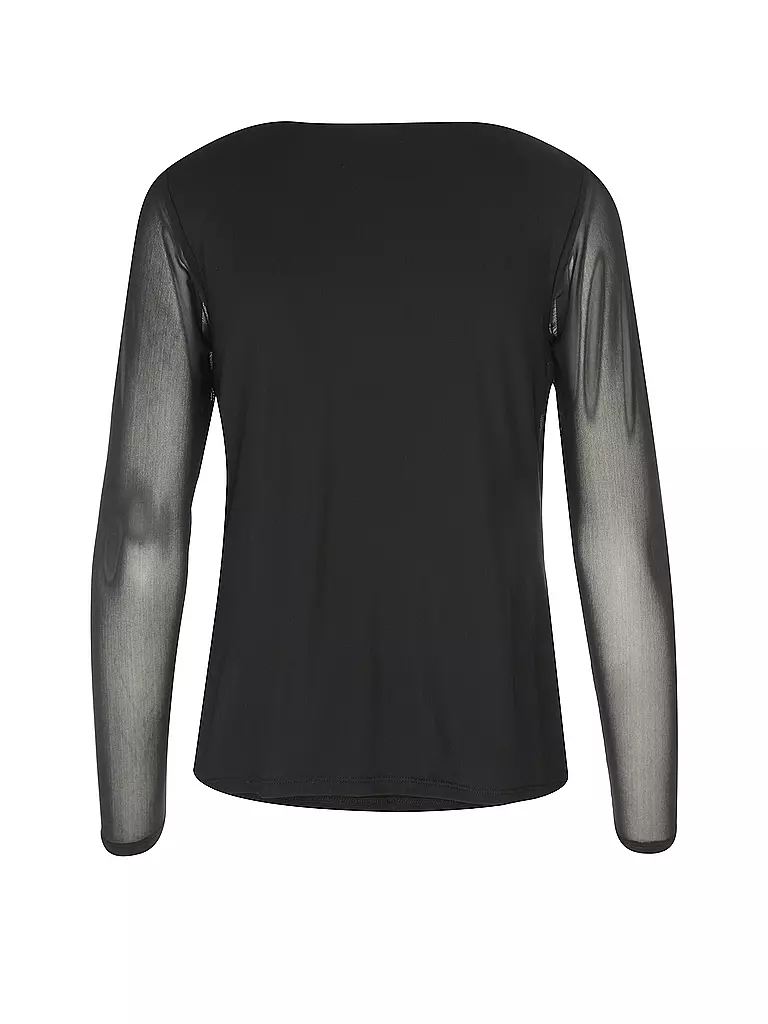COMMA | Langarmshirt  | Negro